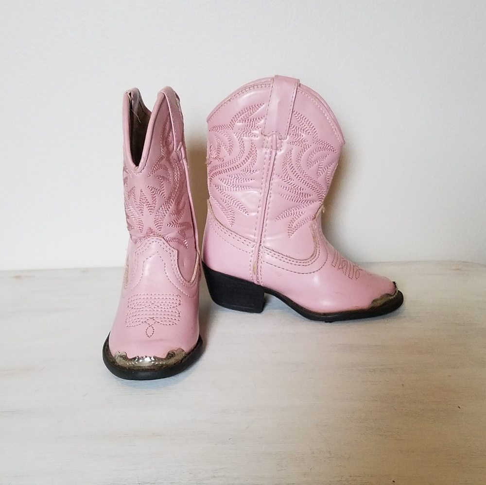 Smoky mountain 6 pink cowboy western boots toddler